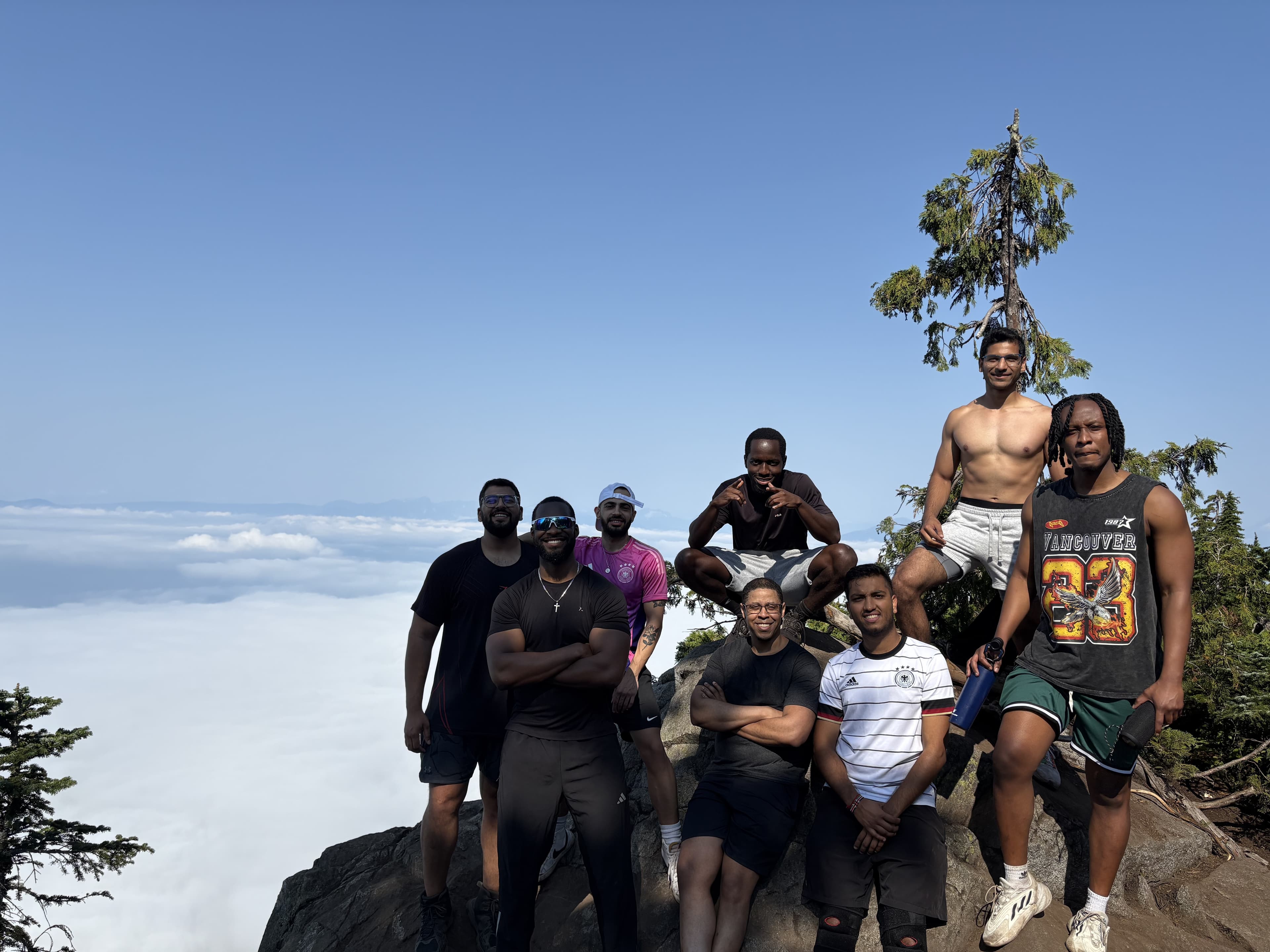 Marthens at the top of a mountain